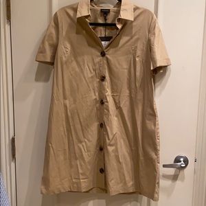 Mini button up dress